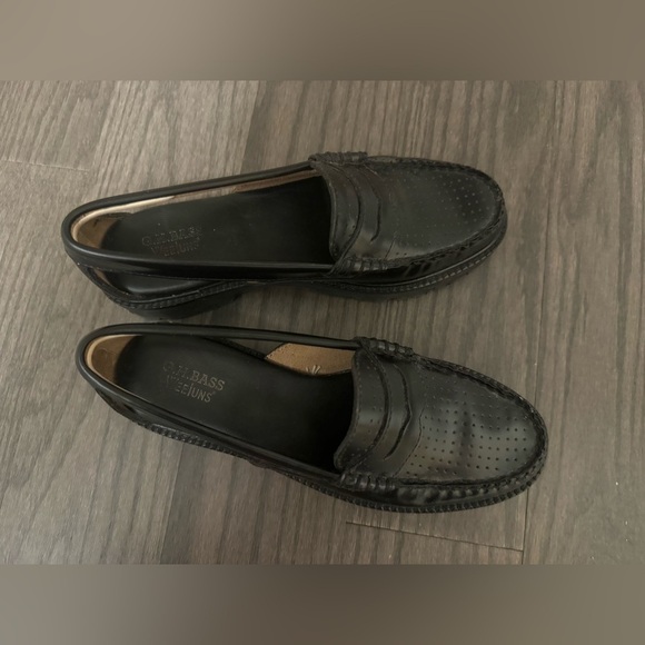 G.H. Bass Whitney Weejuns Black Leather Super Lug Loafer - Picture 2 of 4
